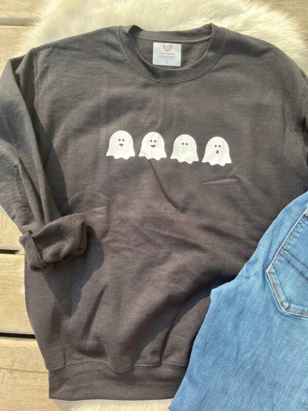 Ladies Crew Neck Sweatshirt - ghosts