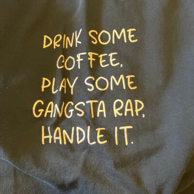 Ladies Crew Neck Sweatshirt - drink some coffee